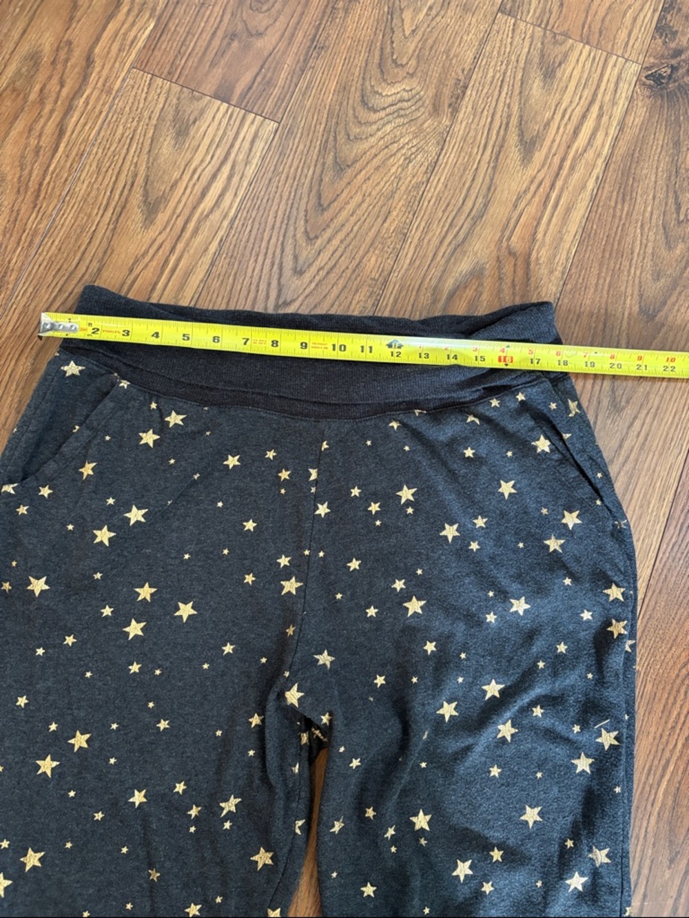 Aerie Black Joggers with Gold Star Print - Picture 7 of 9